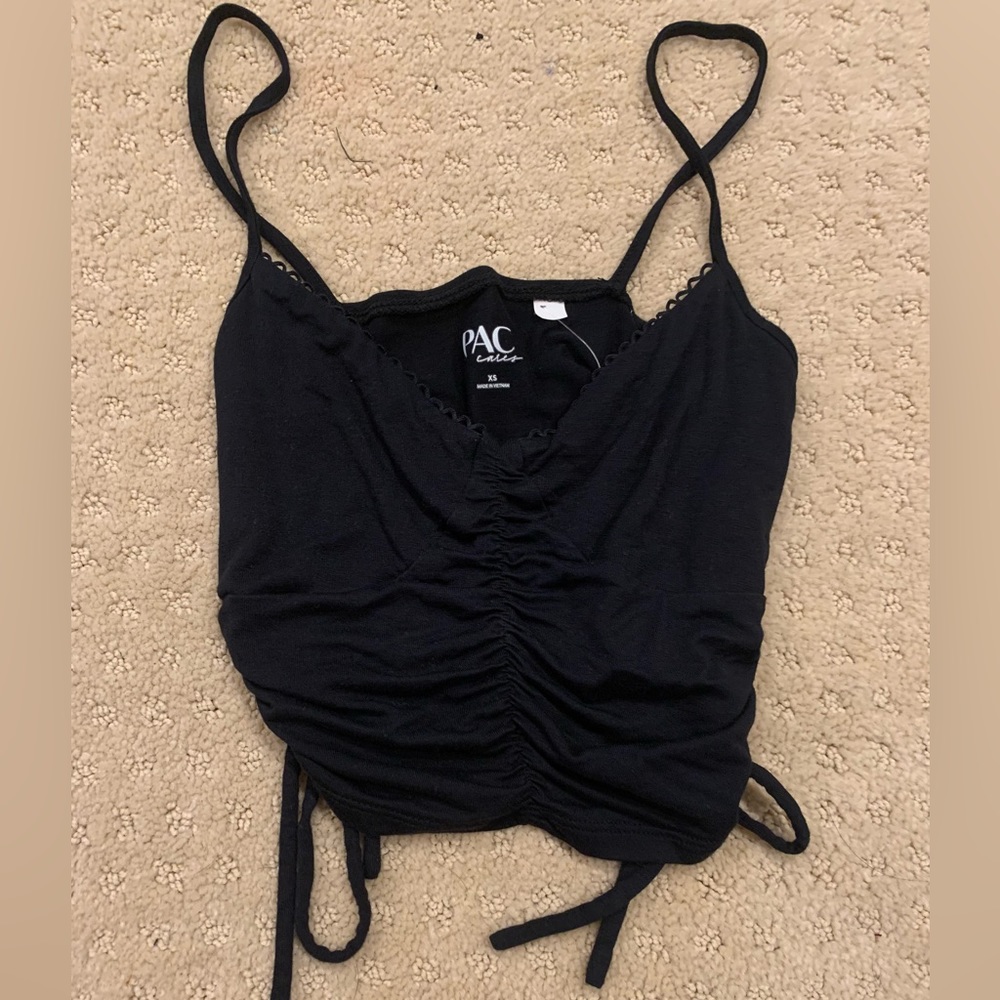 Pacsun Rouched Crop Top